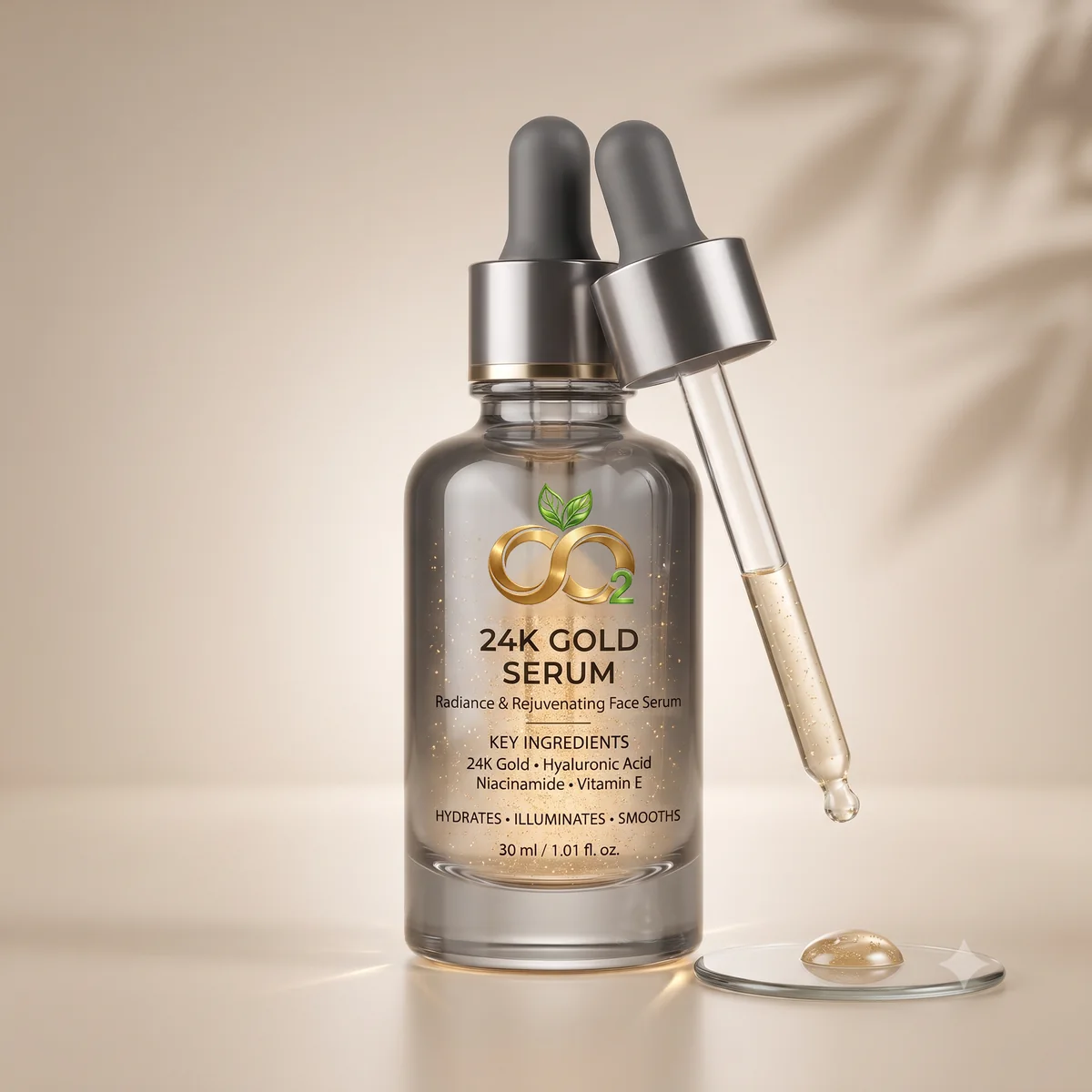 24K Gold Face Elixir — Radiance & renewal face serum