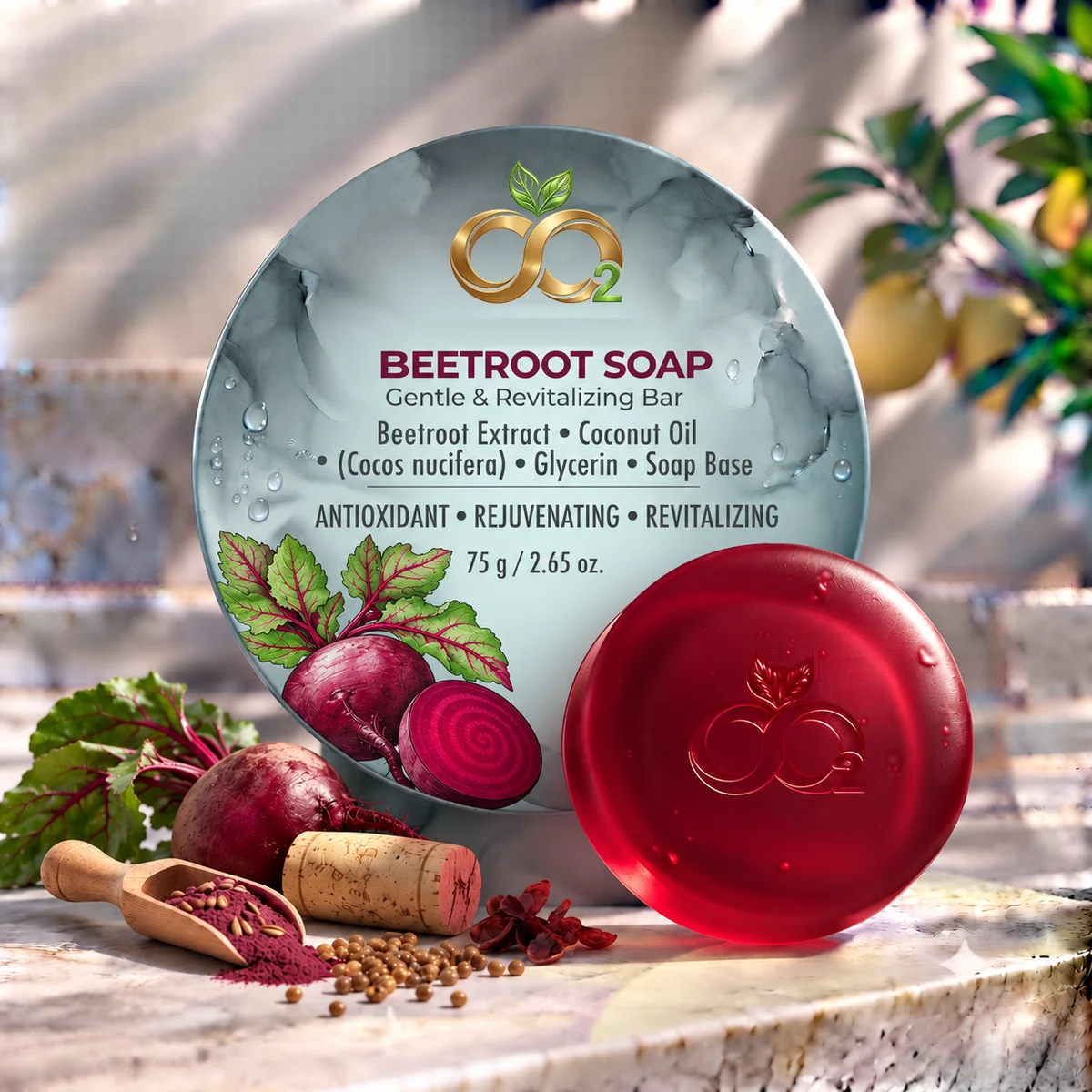 Beetroot Soap — view 1