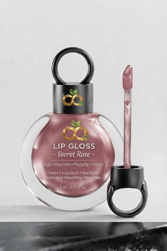 Gloss Secret Rose — High-shine lip gloss