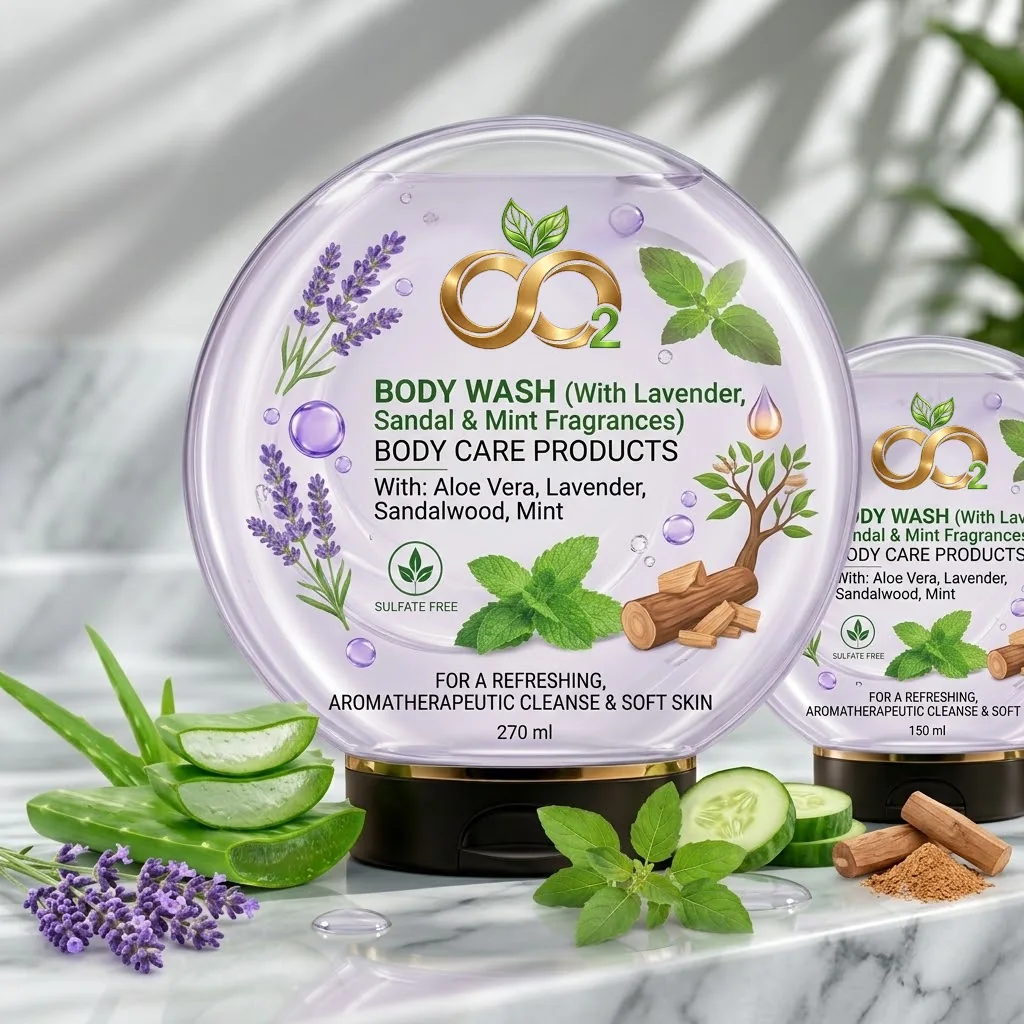 Lavender Santal Body Wash — Aromatherapeutic body wash